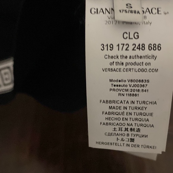 Versace Collection Size small - Picture 4 of 6